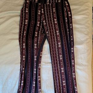 Tribal patterned flare leg booty pants!